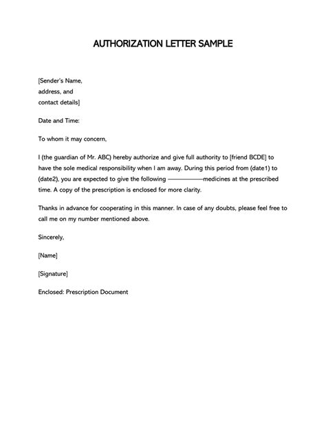 How to write Authorization Letter .